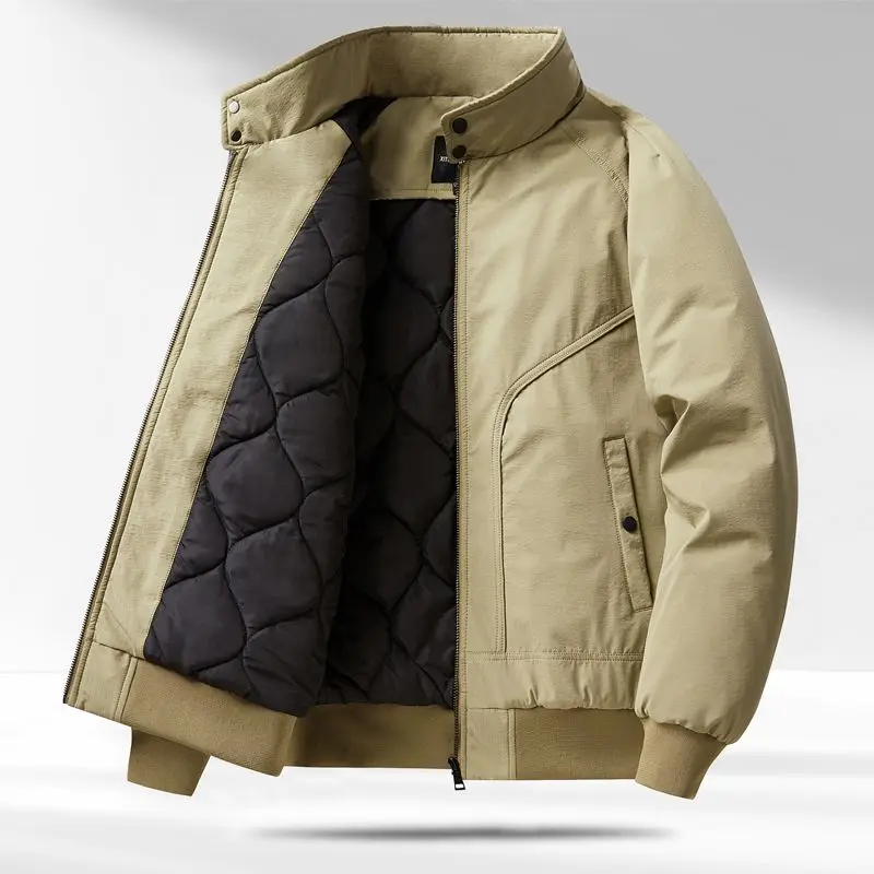 سترة طيران للرجال من Akkad Kuti Amekji - سترة سفر للتخييم في الهواء الطلق بياقة واقفة #4