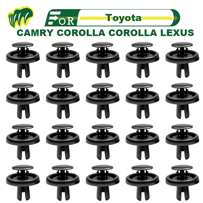 For Toyota CAMRY COROLLA COROLLA LEXUS Car Door Interior Fender Trim Panel Retaining Clips Rivets Plastic Fixed Fastener