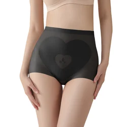 Ice Silk Women's Panties With Belly Tightening High Waist Body Shapers Women Postpartum Girdle Body Sliming Shaping Woman Sexy