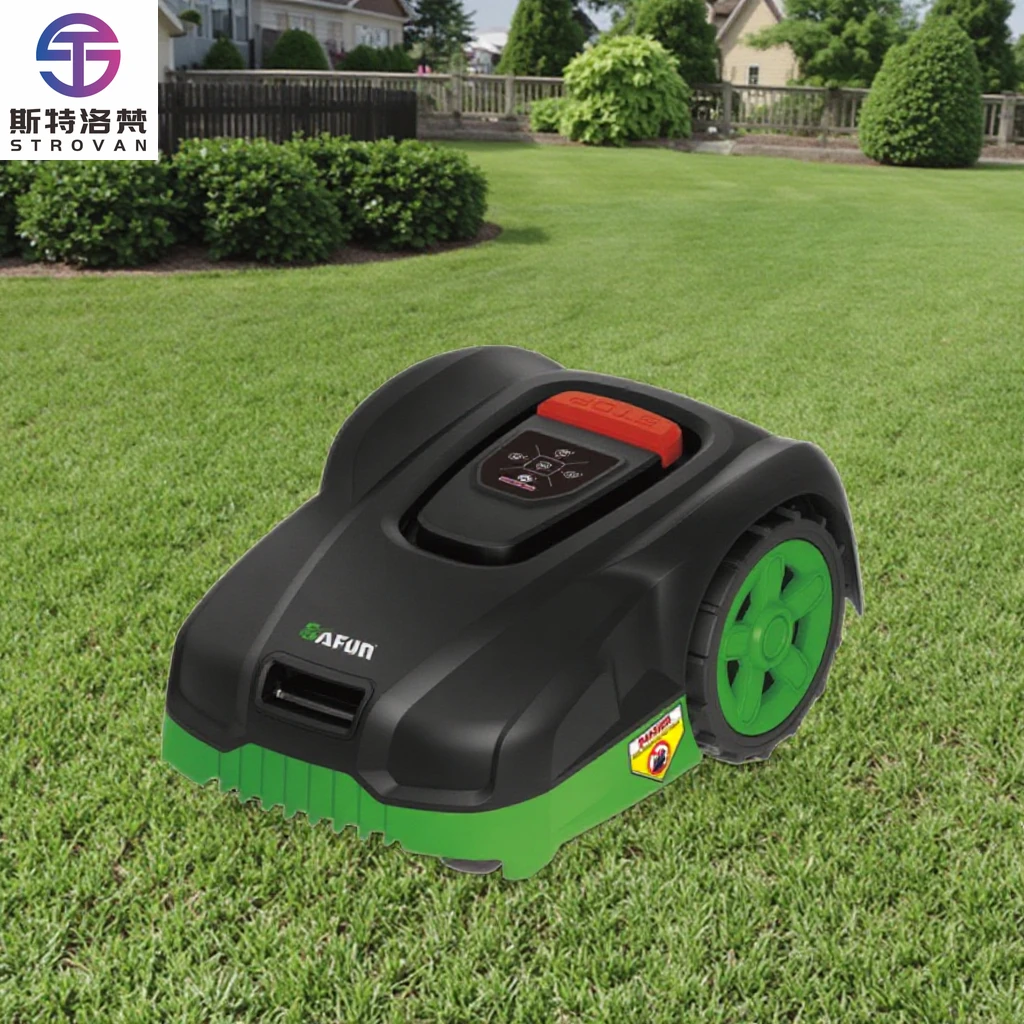 STLF 2025 جزازة العشب الآلية الكهربائية الذكية عالية الكفاءة شفرات محمولة ذاتية الدفع لساحة الحديقة الصناعية