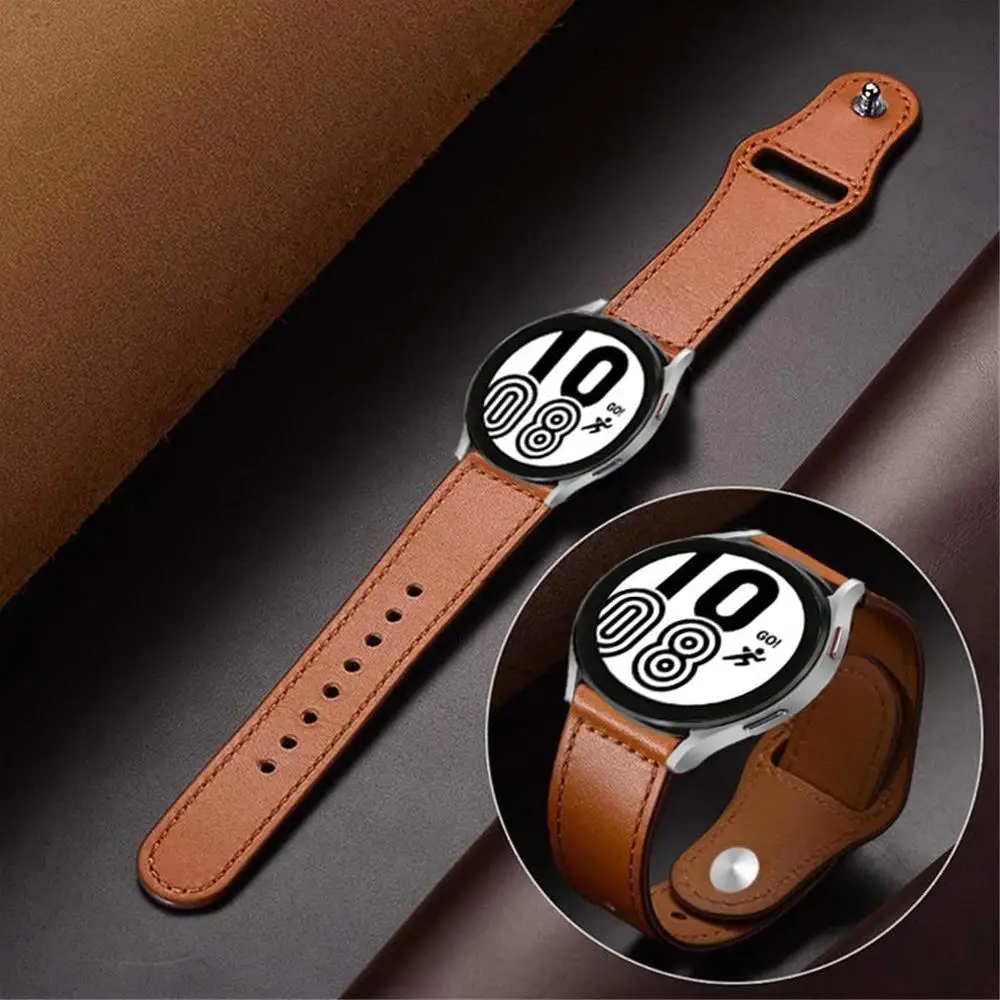 20mm 22mm Band für Samsung Galaxy Uhr 4/3/4/classic/5 pro/aktiv 2 Gang S3 Gürtel Leder Armband Correa Huawei GT/2e/Armband