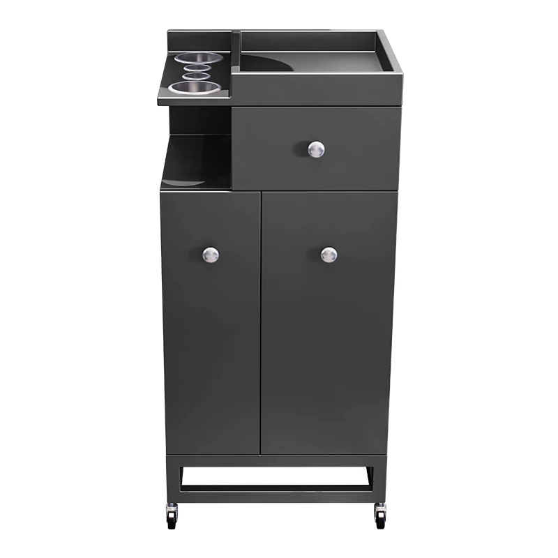 مانيكير الفاخرة الحديثة صالون عربة نمط تخزين الجمال عربة الحلاق وظيفية Carrello Parrucchiere صالون الأثاث #6