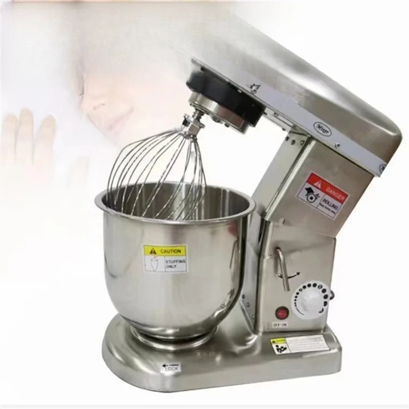 10L ステンレス鋼自動卵ビーターミキサー新しい多機能家庭用生地ニーダー小麦 & 小麦粉シェフマシン