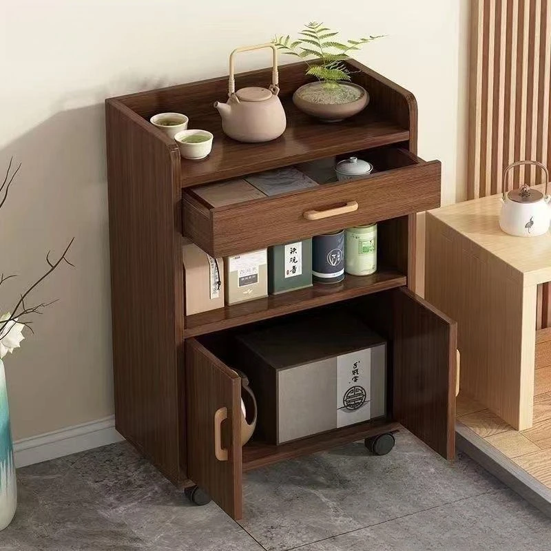 Cabinet Removable Living Room Dining Side Tea Household Cupboard