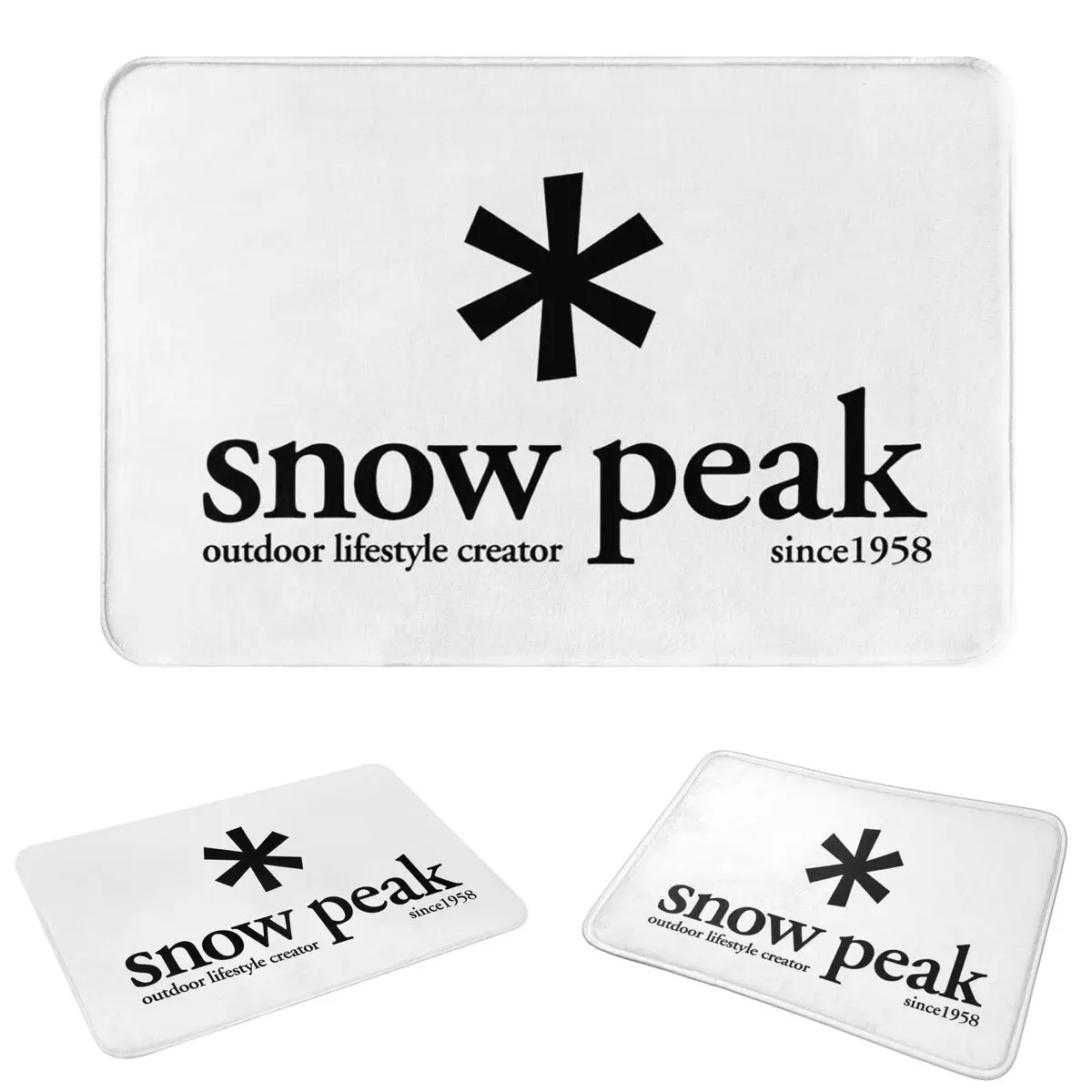 L-Luxurious S-snow P-peak Anti-slip Doormat Floor Mat Durable Carpet Rug for Kitchen Entrance Home Bedroom Footpad Mats