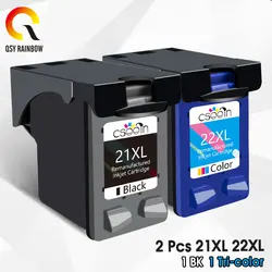 QSYRAINBOW Remanufactured Ink Cartridge Replacement For hp 21 for HP 21xl Deskjet F380 F2180 F2280 F4180 F4100 F2100 F2200 F300