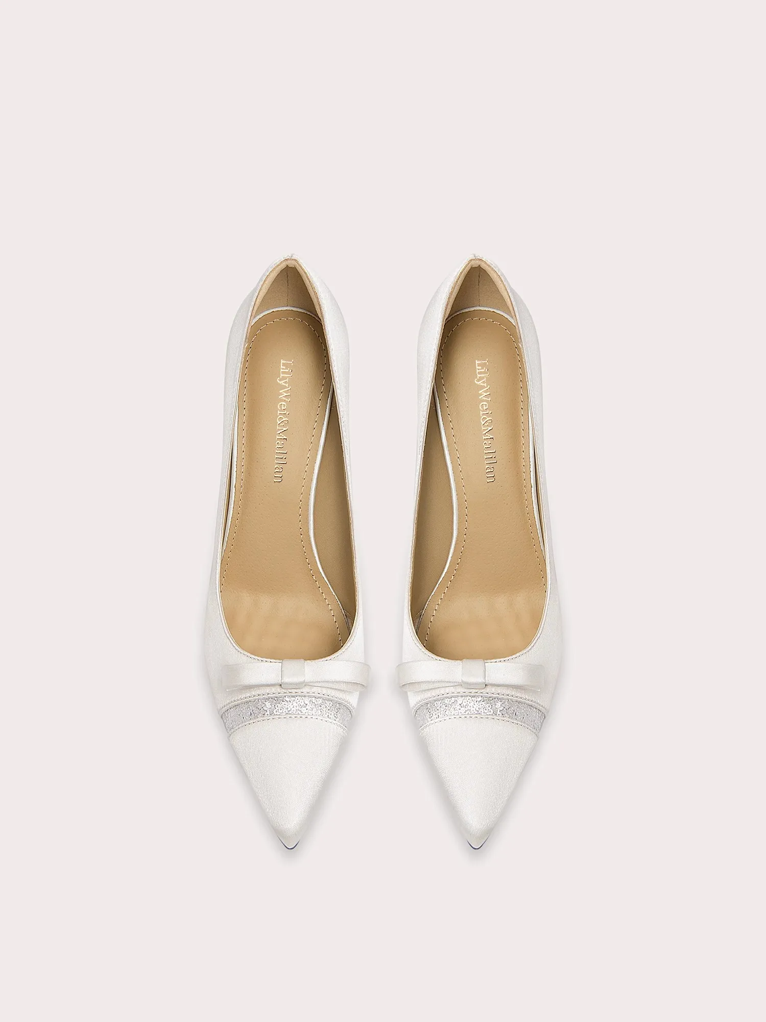 أحذية زفاف مسطحة رفيعة بكعب عالٍ أحذية زفاف ربيعية من حرير الراين بفيونكة كبيرة الحجم وصغيرة الحجم ومنصة واسعة مقاومة للماء أحذية نسائية