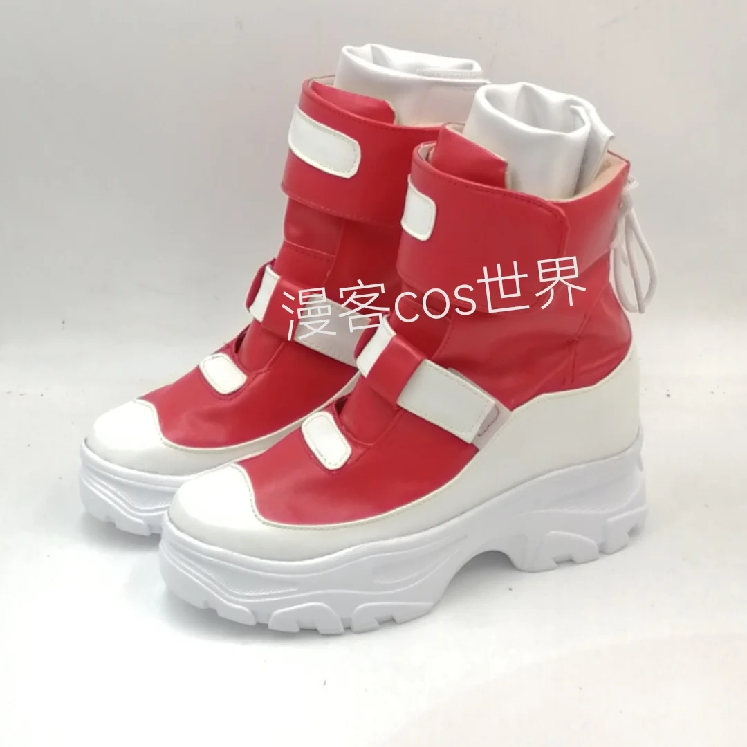 Overwatch Kiriko Cosplay Boots Shoes Kiriko Game OW Cosplay Wig Kiriko Green Ponytail Wigs Heat Resistant Hair Halloween Shoes