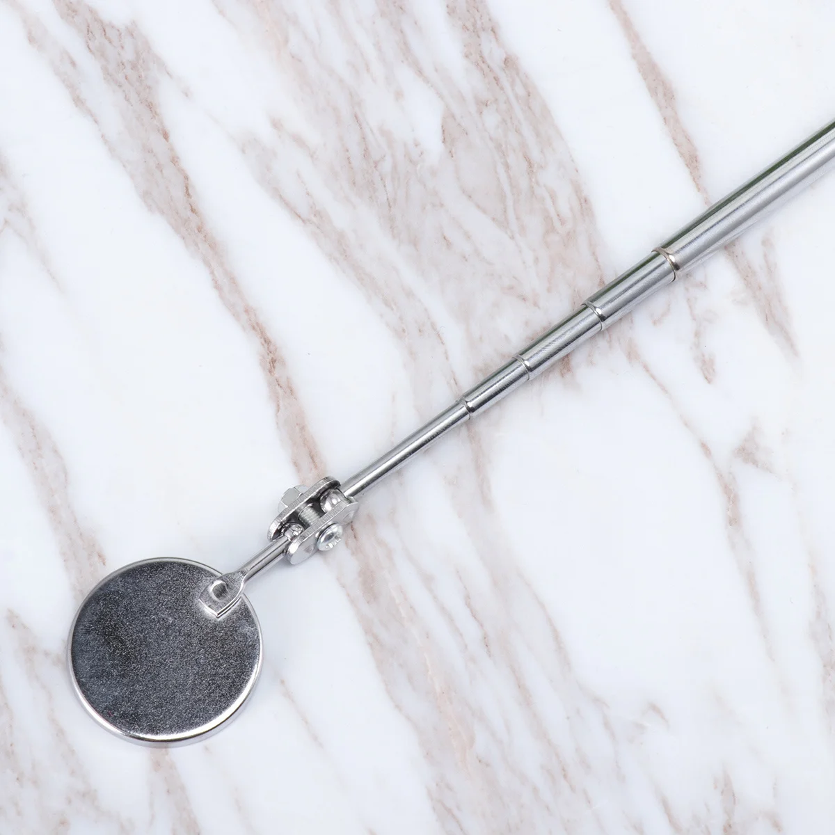 

30Mm Telescopic Reflector Folding Inspection Mirror for Car Engine Timing Marks Hidden Parts Detection Welding Chassis Silver