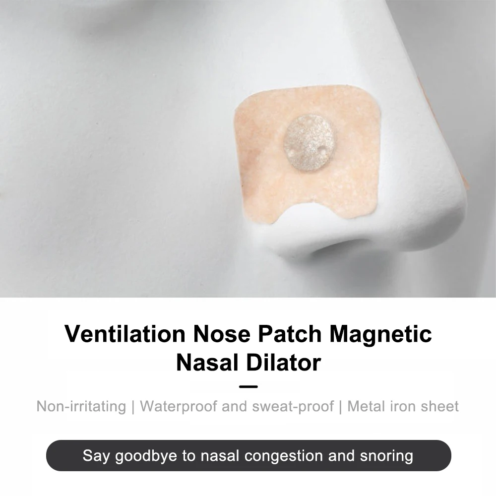 Magnetic Nasal Strips Nasal Breathing Dilators Kits Increase Air Intake Improve Sleeping Reduce Snoring Device