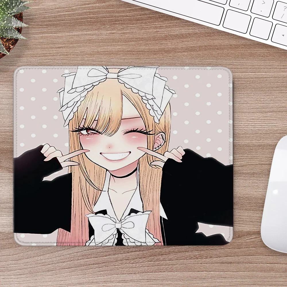 Small Cute Anime Mouse Pad for Computer Mouse Kitagawa Marin Mousepad Gaming Desk Accessories Office Offices Mat Mats Gamer Rug