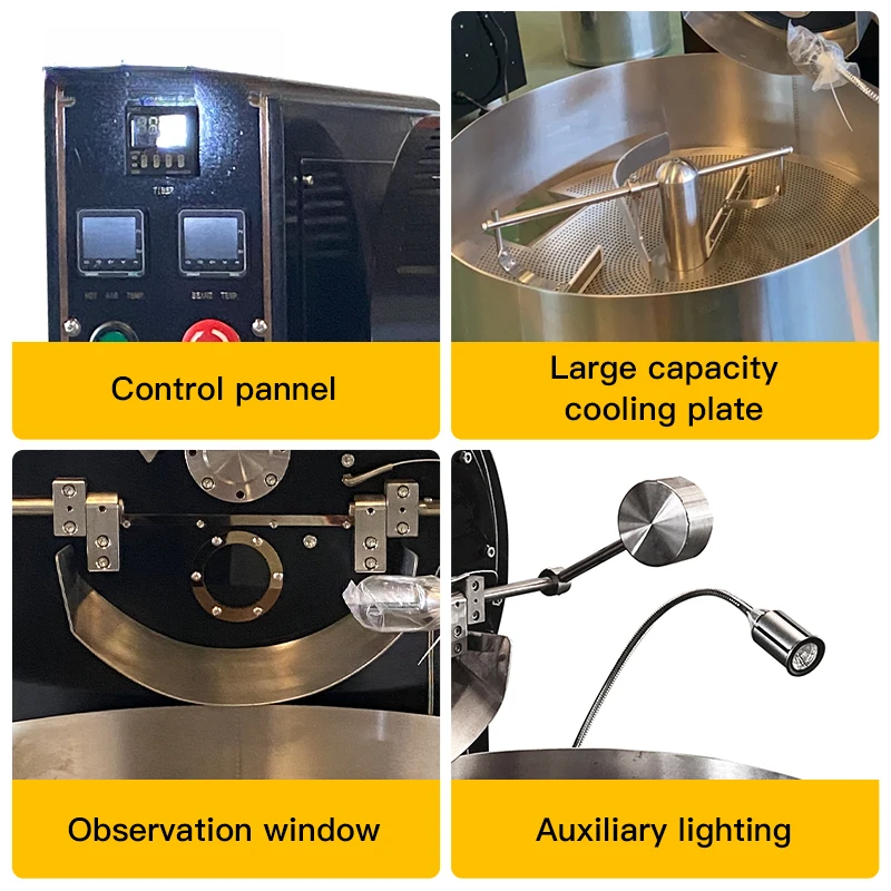 Produttore professionale Torrefazione automatica per caffè Hine 3Kg 6KG 10KG 20KG Torrefazione per caffè MACHIEN Commercial