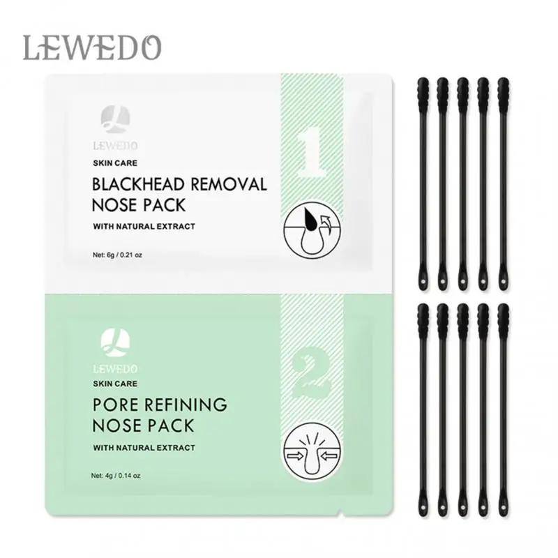 

10pcs Nose Blackhead Remover Mask Set Deep Cleansing Shrink Pore Nose Black Head Remove Stickers Skin Care Mask Patch TSLM1