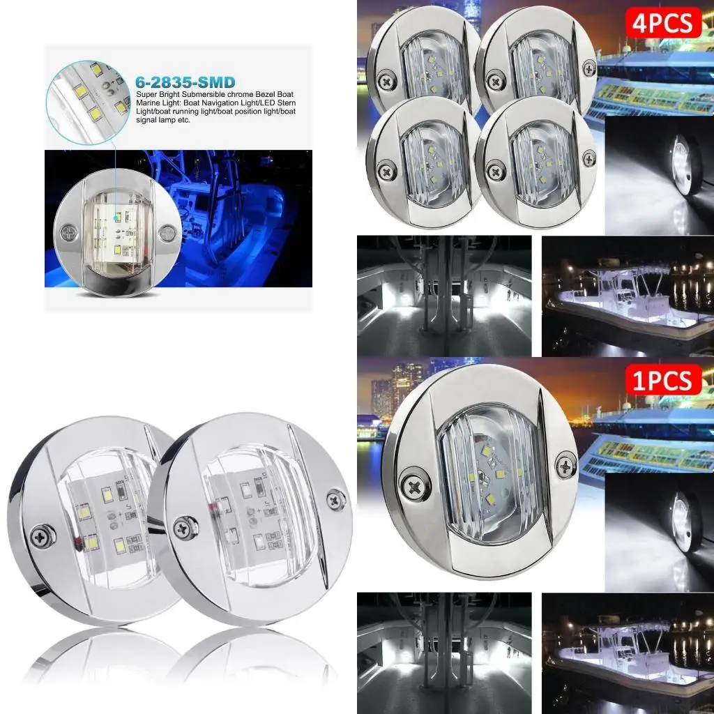 

J0MA Waterproof Boat Yacht Lighting Supplies 2.95inch Diameter LED Light Lamps