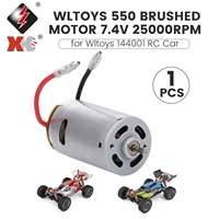 144001-1308 550 Brushed Motor RC Parts 7.4V 18000rpm Replacement Spare Parts For Wltoys XK 144001 RC Car