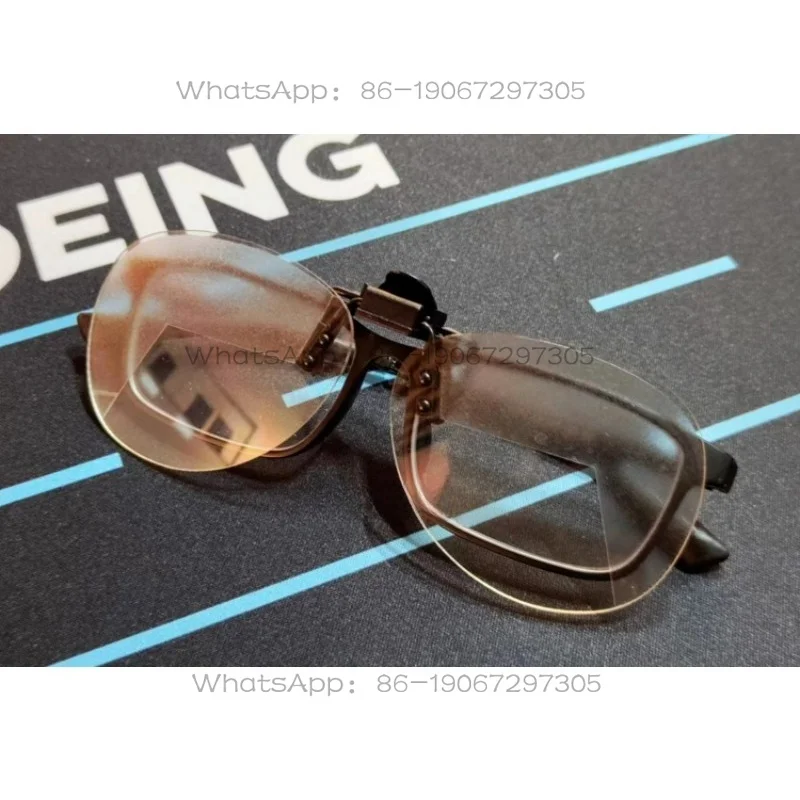 Instrument Flight Training Glasses, Pilot Instrument Training, Simulated Blind Landing Field of View Limitation