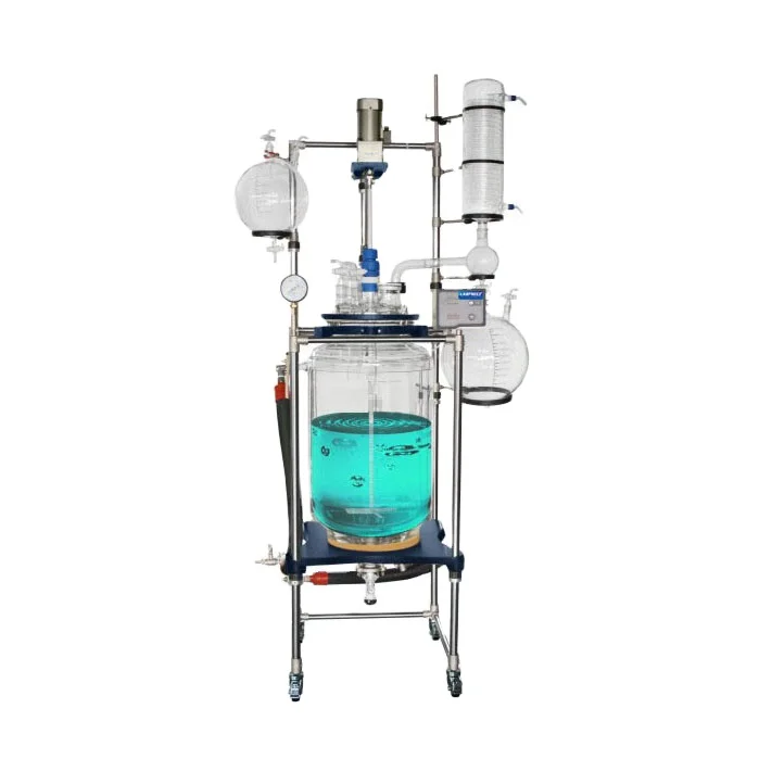 

Double-Layer Glass Reactor Jacket Bioreactor 5~200L Volume Range for Chemical And Biotech Applications