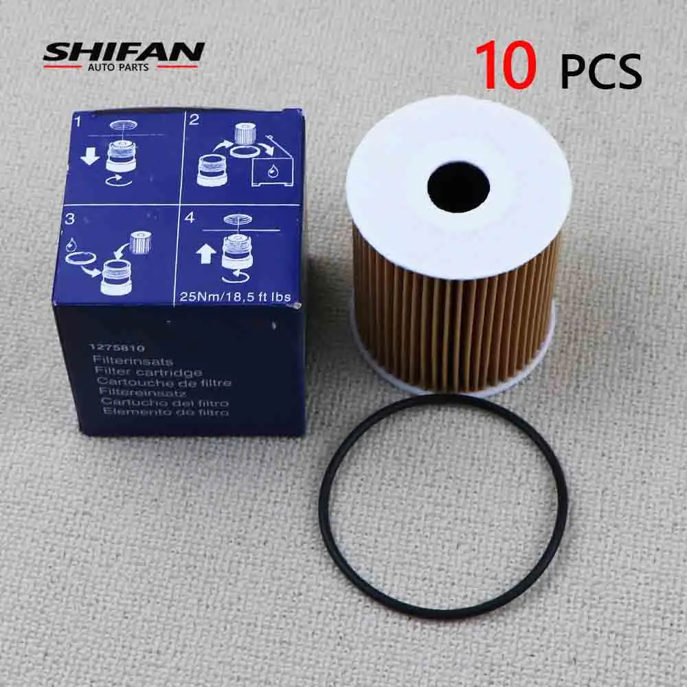 

10PC 1275810 Oil Filter For Volvo S40 S80L S80 XC90 XC60 3.0 V40 S60 V70 C70 2000 2001 2002 2003 2004 2005 2006 2007 1275810