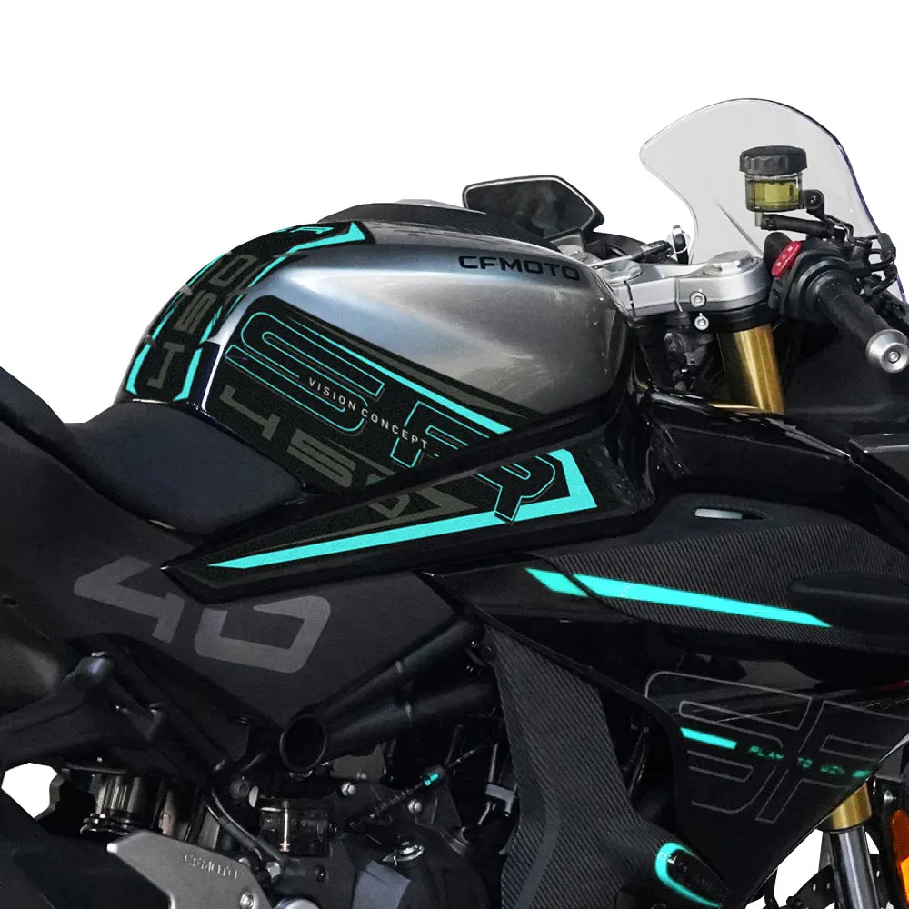 450SR Frosted Motorcycle Accessories Sticker Decal Kit Fuel Tank Pad Protector Anti slip For CFMOTO 450SR
