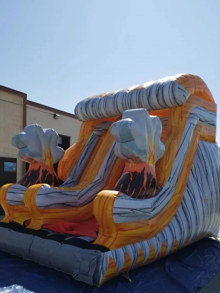 Inflatable Commercial Water Slide Bounce House for Kids or Adults,High Slide with Shallow Pool,Backyard,Outdoor Including blower