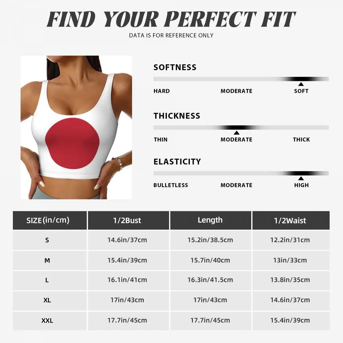 ผู้หญิงเซ็กซี่กีฬาเสื้อกั๊กญี่ปุ่นธงหญิงStreetwearกีฬาชุดชั้นในTee Crop Top