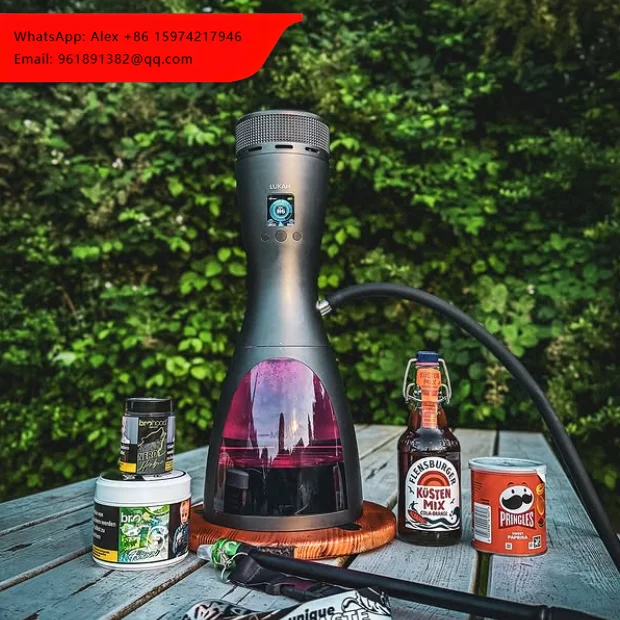 

New Version Lukah Electric Hookah Portable Luxury Hookah Set Shisha Carbon-free Hookah E-hookah Set