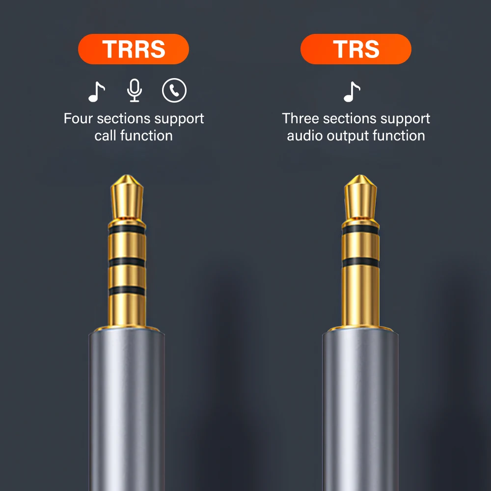 0.5m 1.5m 2m Long 3.5 Aux Cable Male to Male 3.5 mm Jack HiFi Audio Cable for Guitar Car Microphone Headphone Speaker Aux Cord