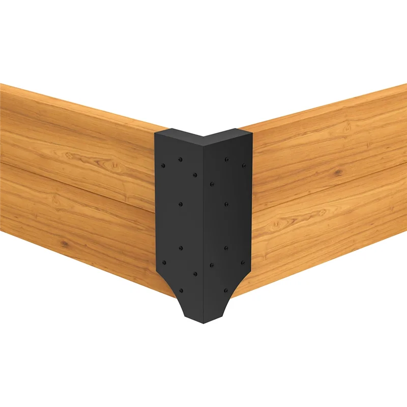 

Raised Garden Bed Corner Brackets With Securing Lip Fits Lumber Up To Set Of 4 DIY Flower Or Vegetable Garden