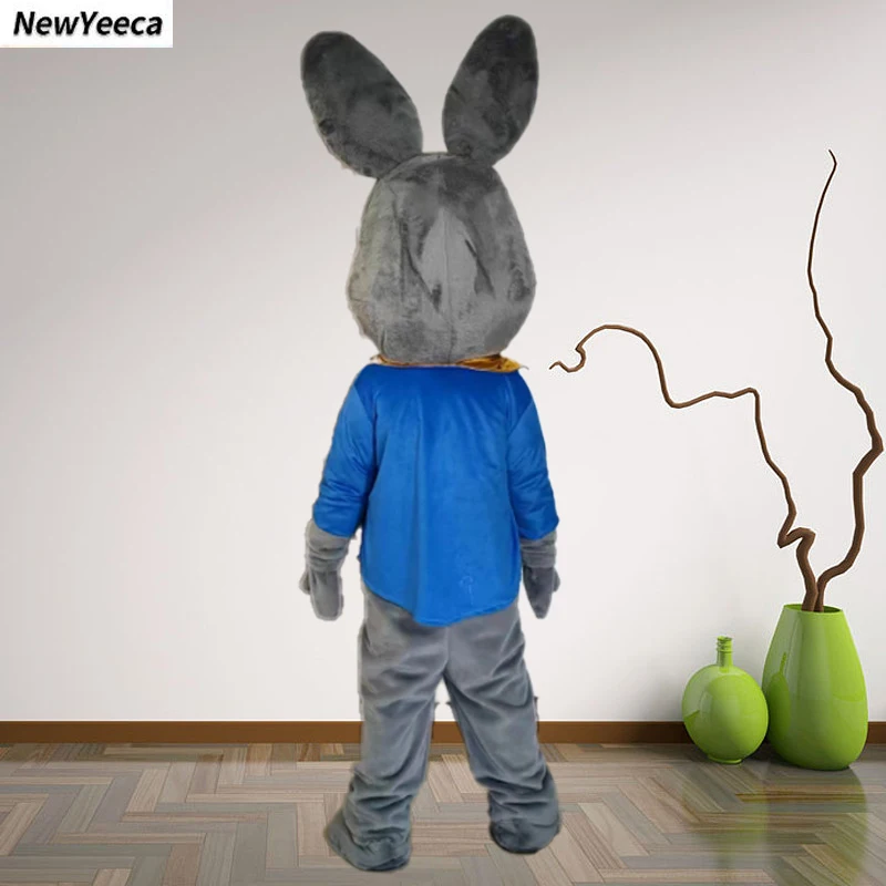 Easter Peter Rabbit Mascot Costume Adult Halloween Fancy Deluxe Costume Carnival Party Performance Peter Bunny Cosplay Costumes