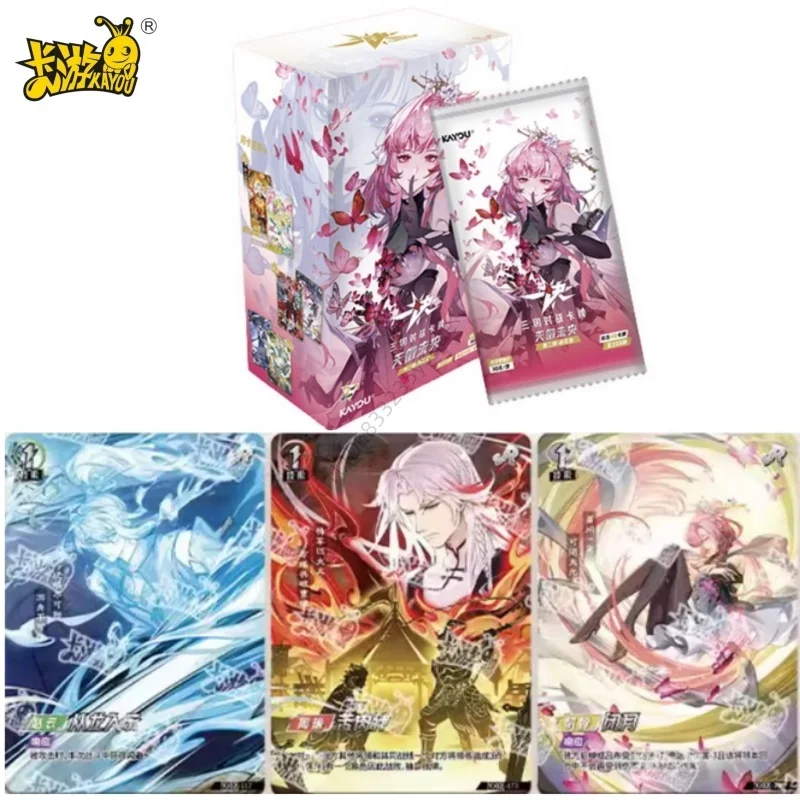 KAYOU Echte Drie Koninkrijken Kaart TCG Tian Zheng Wei Yang Serie Helden Drie Machts Collectie Kaart Speelgoed Geschenken