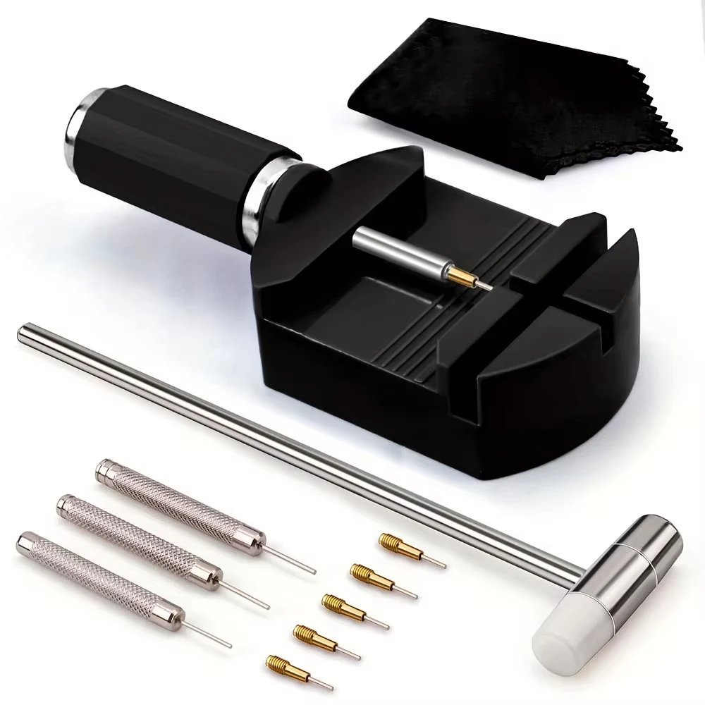 Watch Link Removal Tool Kit Strap Chain Pin Remover Band Adjustment Repair Tool for Watch Strap Chain Pin Adjustment