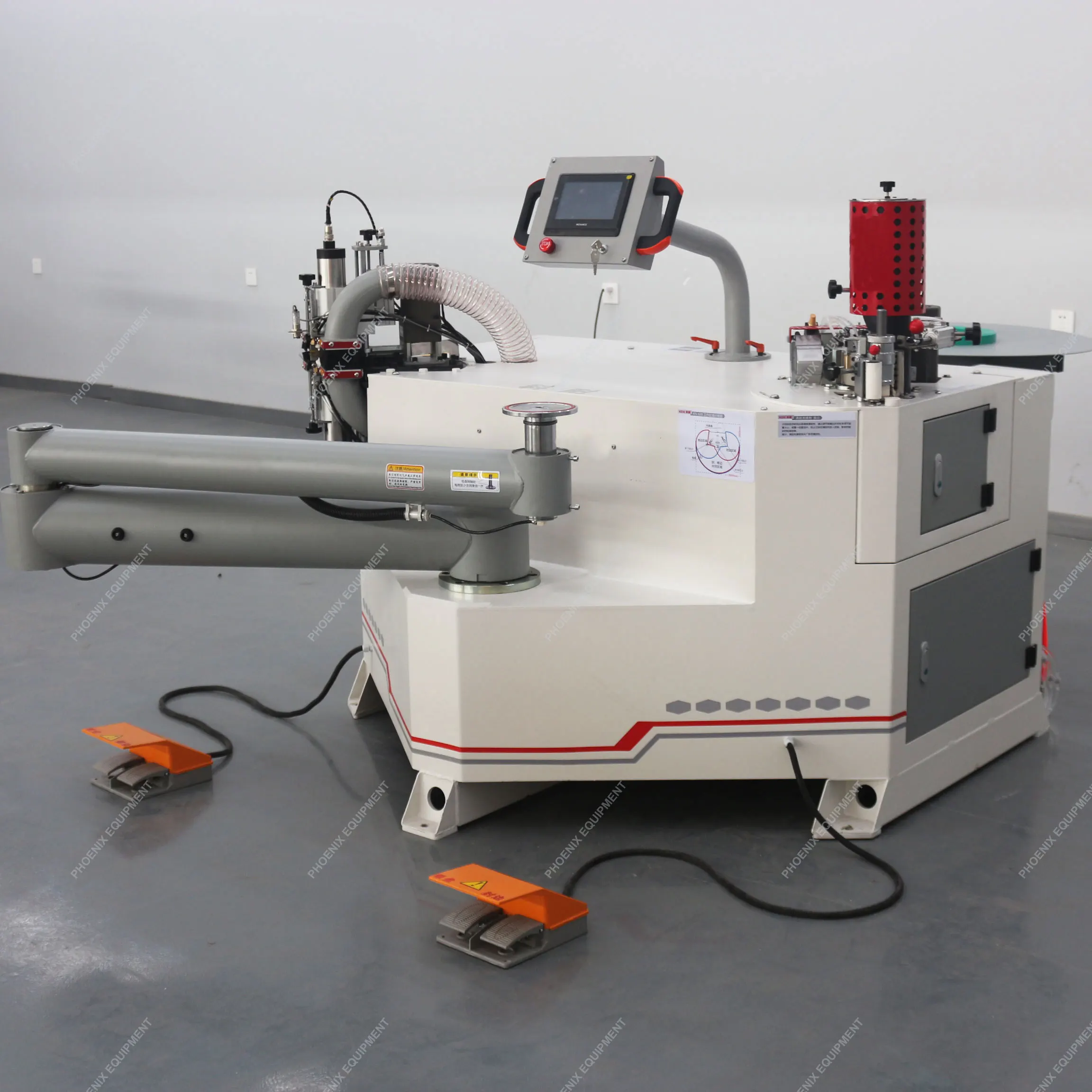 Folding Arm Curved Edge Banding Machine for Board Edge Banding Curved Straight Line Edge Banding Machine
