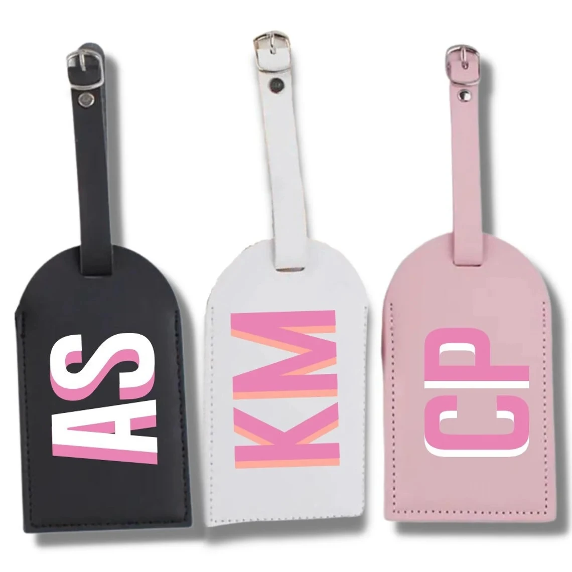 Personalized Shadow Monogram Shadow monogram Luggage Tags, Bridesmaid proposal gifts, Christmas gifts