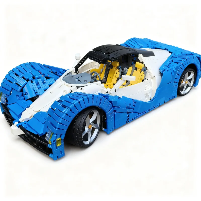 5523pcs MOC Technical Billionaire S Hypercar Model Toys Building Blocks Construction Christmas Gift Kids Education DIY Idea
