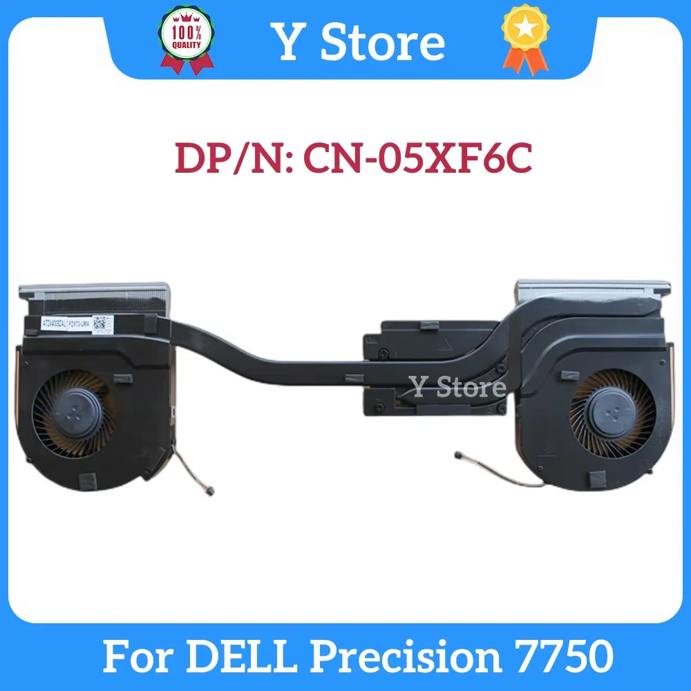 

Новый вентилятор радиатора процессора и графического процессора ноутбука MG75090V1-C230-S9A C240-S9A DC5V 4Pin для Dell Precision 7750 FDX70-UMA 05XF6C 5XF6C AT2V4008ZAL