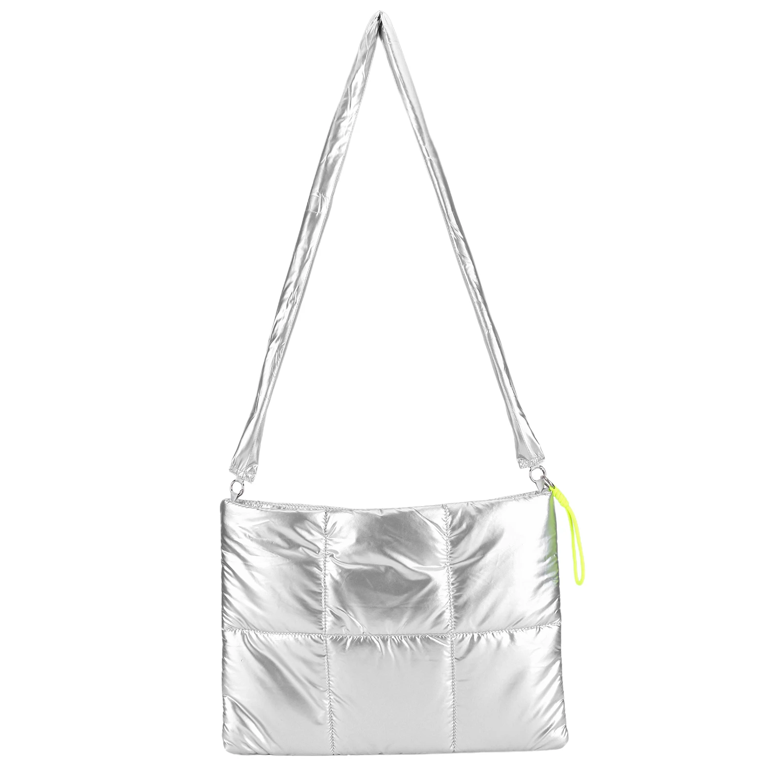 

Puffy Cotton Laptop Bag Shockproof Quilted Tablet Pouch with Shoulder Strap Notebook Pouch for MacBook/Lenovo/Huawei