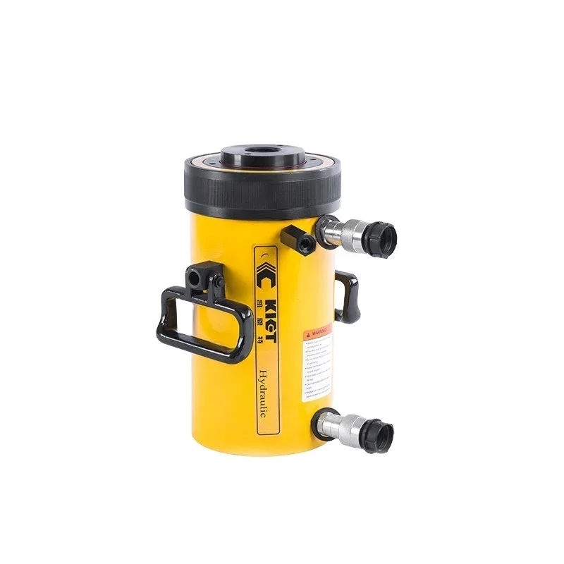 RRH series 700 bar/10000 PSI High Pressure Double Acting Hollow Piston Hydraulic Cylinder / Jack