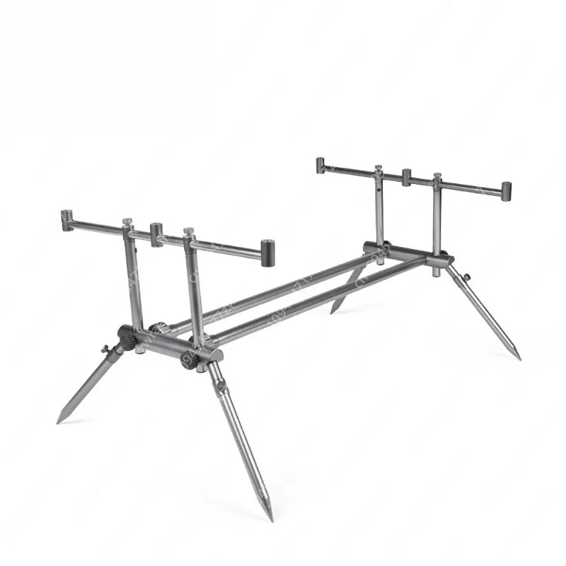 

Fishing rod stand, fishing stand, three-head storage, folding, telescopic, adjustable, portable fishing gear