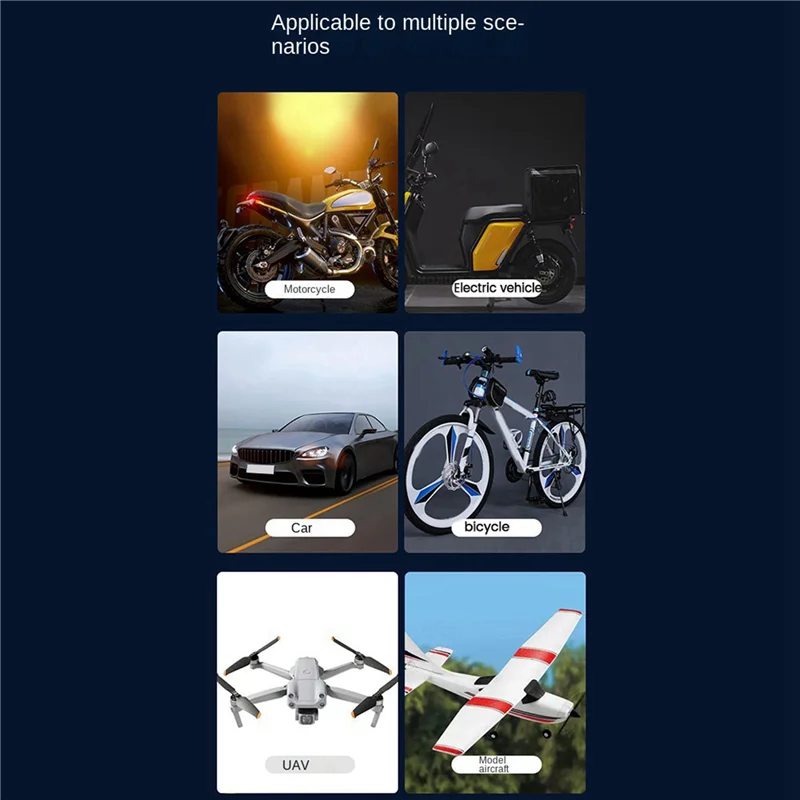 8 шт. светодиодный сигнальный светильник для мотоцикла, универсальный мини-сигнальный светильник для дрона с контроллером, стробоскоп, 8 цветов, индикатор-ABJU