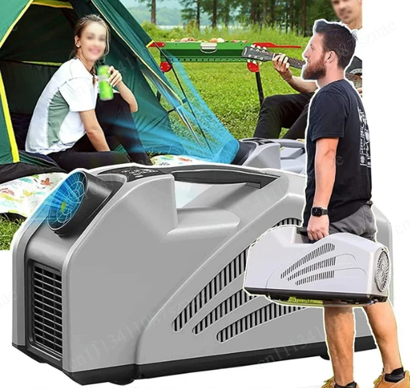 24V Mobile Portable Car Air Conditioner Parking Air Conditioner Compressor Refrigeration Car Tent Dew