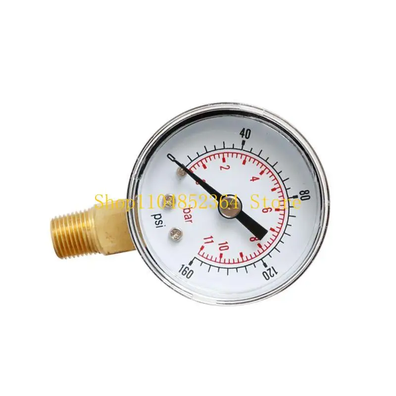 

Манометр 652F со стрелочным типом для высокостабильного нижнего крепления, 1/8 дюйма BSPT 15/30/60/100/160/200/300 фунтов на и