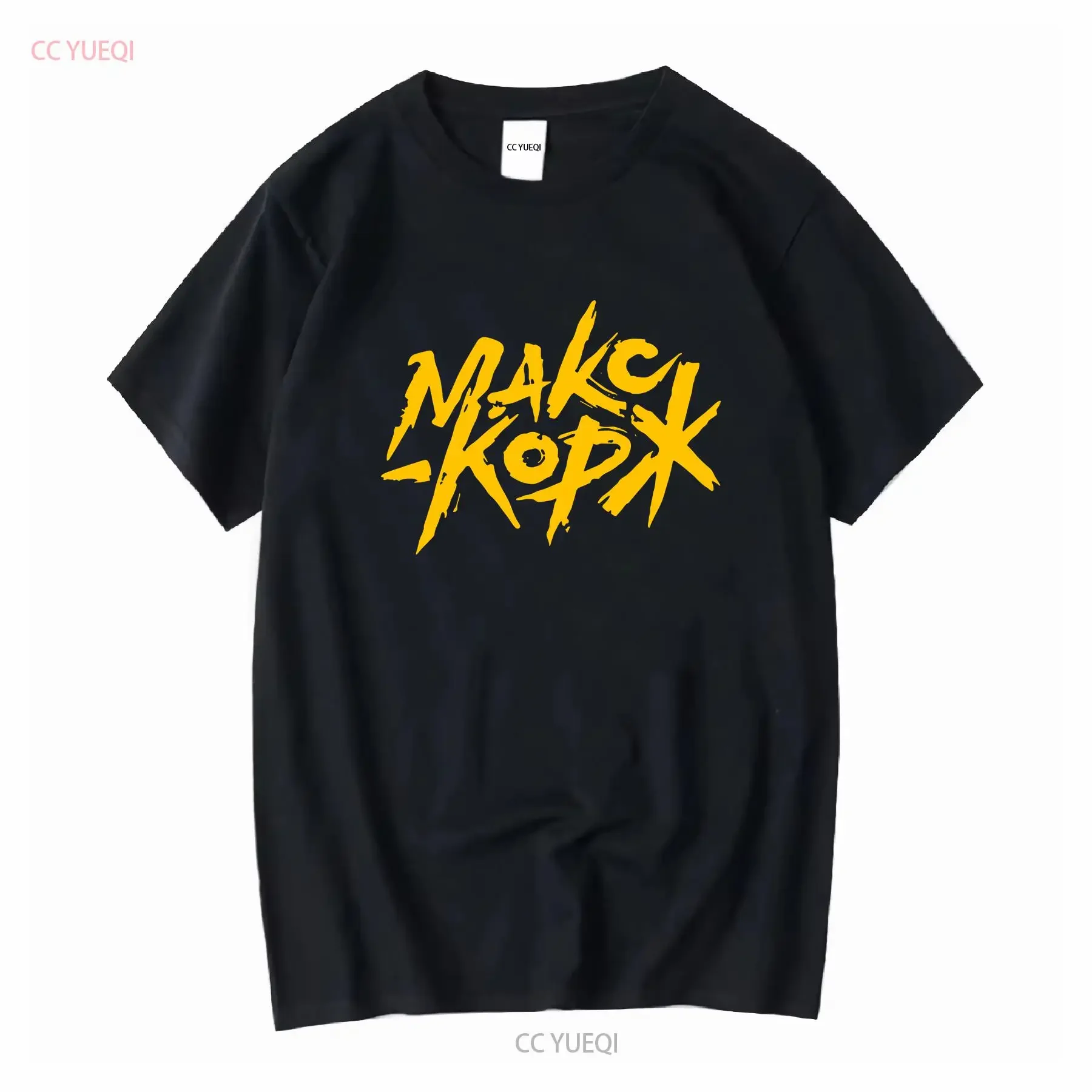 Max Korzh Fan Макс Корж T-Shirt Essential mit langen Ärmeln, Vintage-Stil, gewaschen, modisch, vielseitig, lässig, für Herren, leicht unisex, atmungsaktiv