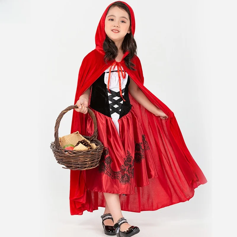 زي ليتل ريد رايدنج هود للعروض، ملابس فنية للعروض، زي موحد للعائلة، أزياء تنكرية، ملابس هالوين للنساء #1