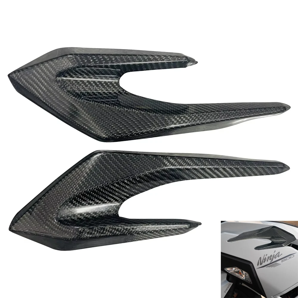 

For Kawasaki NINJA 500 2024 Motorcyc Spoiler Wing Motorcycle Accessories Side Panel Spoiler Front Cover Small Plate Air Spoiler