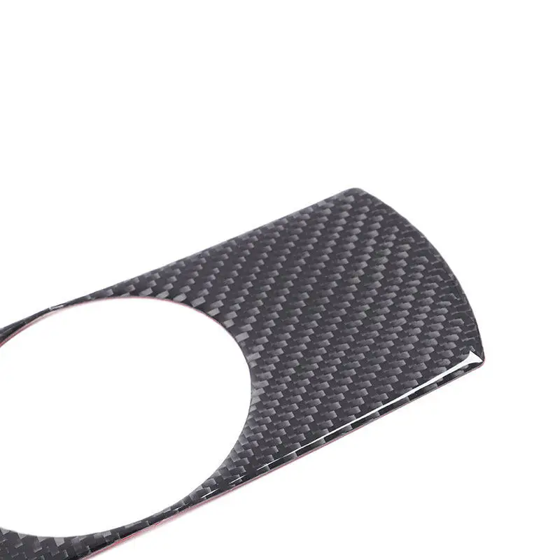 

4pcs For BMW X3 E83 2006 2007 2008 2009 2010 Car Interior Soft Carbon Fiber Center Cup Holder Panel Frame Cover Trim