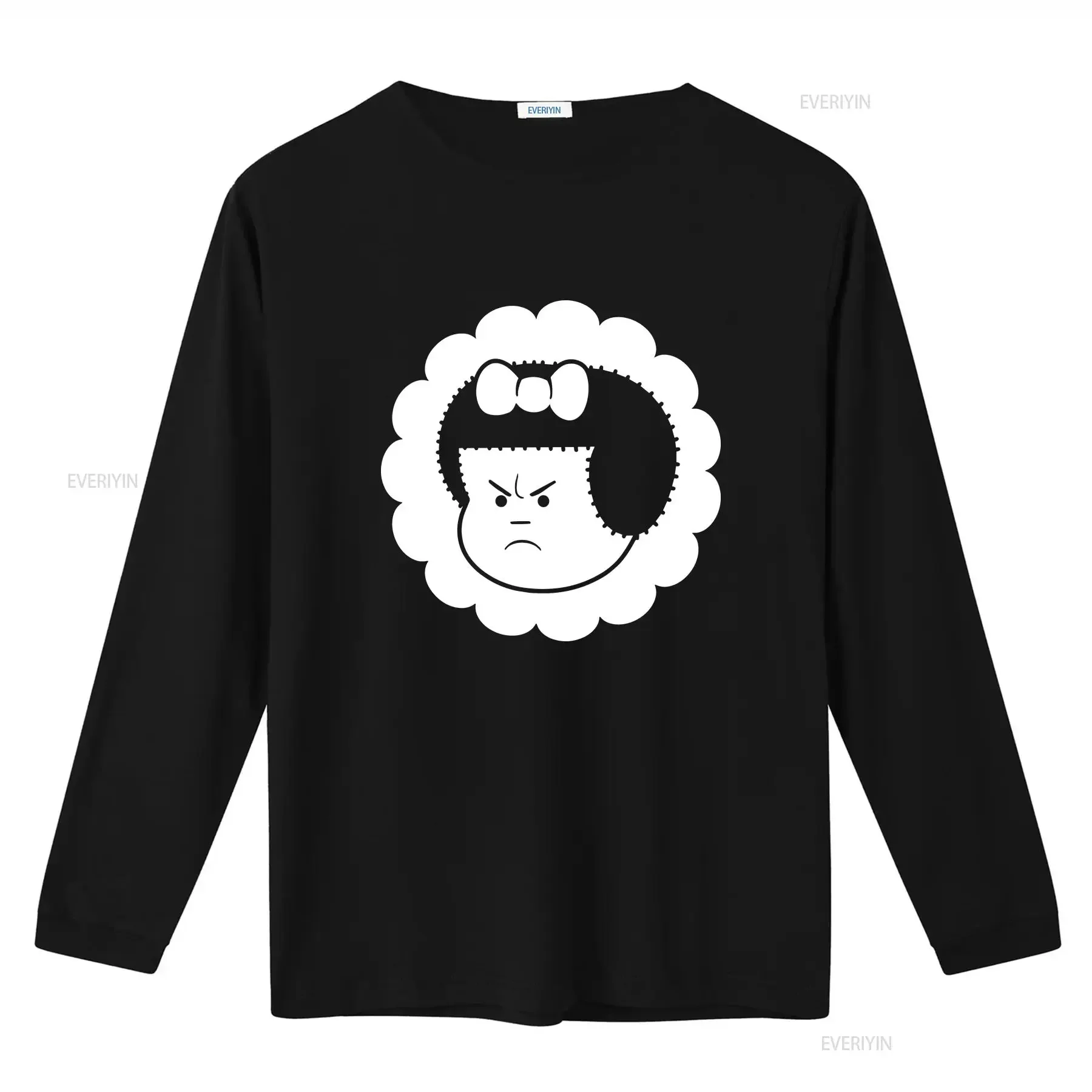 تي شيرت Frowning Nancy Flower بأكمام قصيرة تي شيرت عتيق مغسول كاجوال قليلاً قابل للتنفس ملابس مصممة مريحة وأنيقة #3