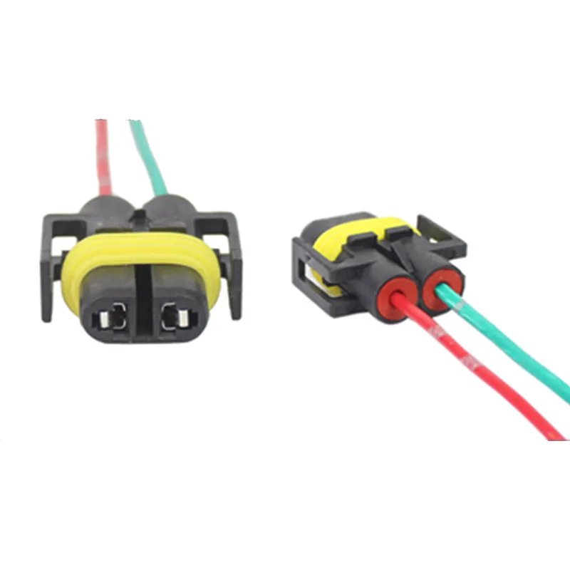 H7 9005 9006 H11 LED Headlight Blub Holder Ceramic Socket Wire Harness HB3 9005 HB4 9006 Halogen LED Connectors Pigtail Plugs