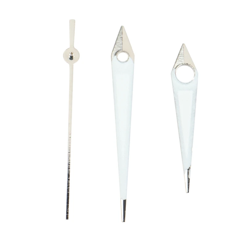 3X Watch Hands Silver Hands Watch Green Super Luminous Suitable For NH35, NH36 Movement B