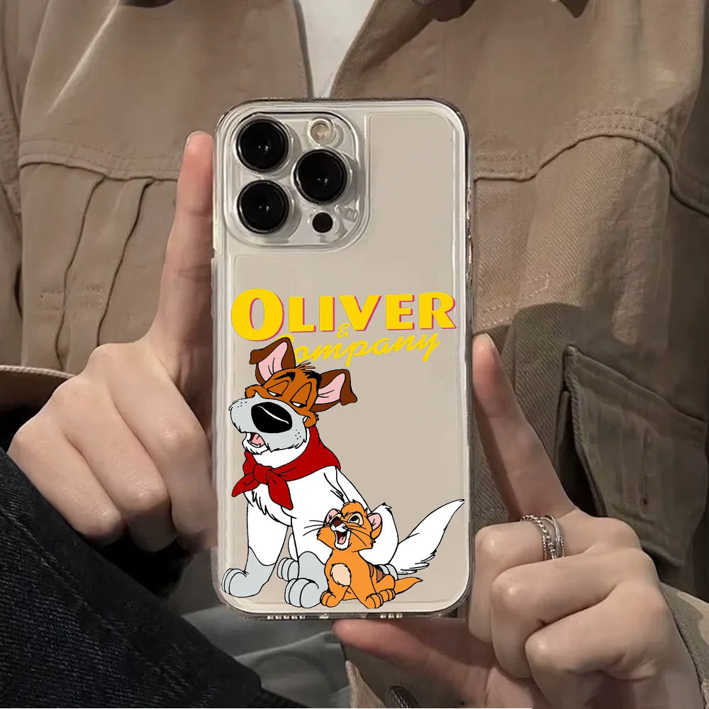 حافظة هاتف كارتون O-Oliver and Companys FUNDA لهاتف آيفون 12 11 13 14 15 16 MINI Max Pro Plus غطاء خلفي شفاف ناعم مقاوم للصدمات
