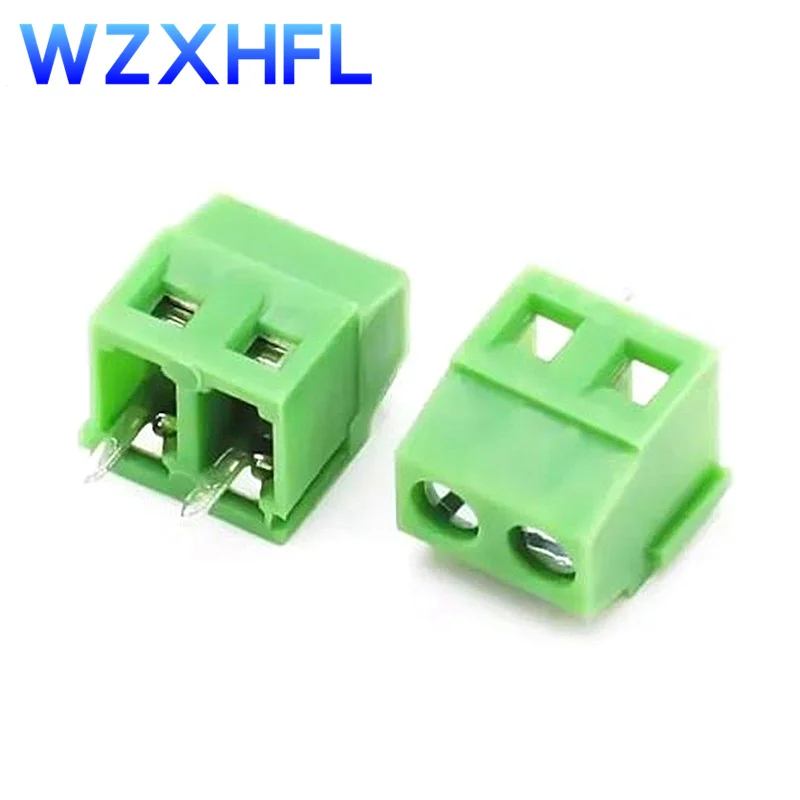 10PCS KF128-2Pin/3Pin 2.54 / 3.5 / 3.81 / 5.0 / 7.5mm Spacing Terminal Block Splice Terminal Screw Type PCB Screw Terminal